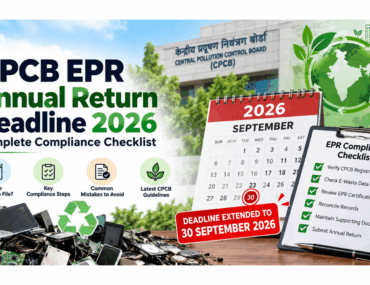 EPR annual return deadline 2026 CPCB compliance checklist